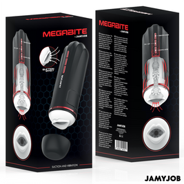JAMYJOB - MEGABITE MASTURBATORE AUTOMATICO PER LA BOCCA 5 MODALITÀ ONDE E VIBRAZIONI STIMOLANTI