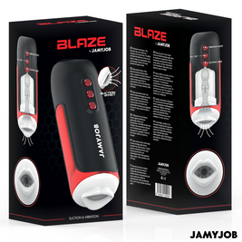 JAMYJOB - BLAZE MASTURBATORE AUTOMATICO PER LA BOCCA 5 MODALITÀ ONDE E VIBRAZIONI STIMOLANTI
