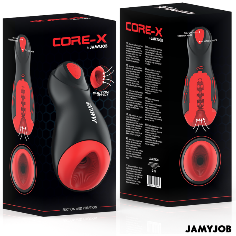 Jamyjob - Masturbatore Automatico Core-X 5 Modalità Di Aspirazione E Vibrazione