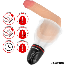 JAMYJOB - POMPA AUTOMATICA PER TESTICOLI XPAND LITE 3 LIVELLI DI ONDE STIMOLANTI GRIGIO
