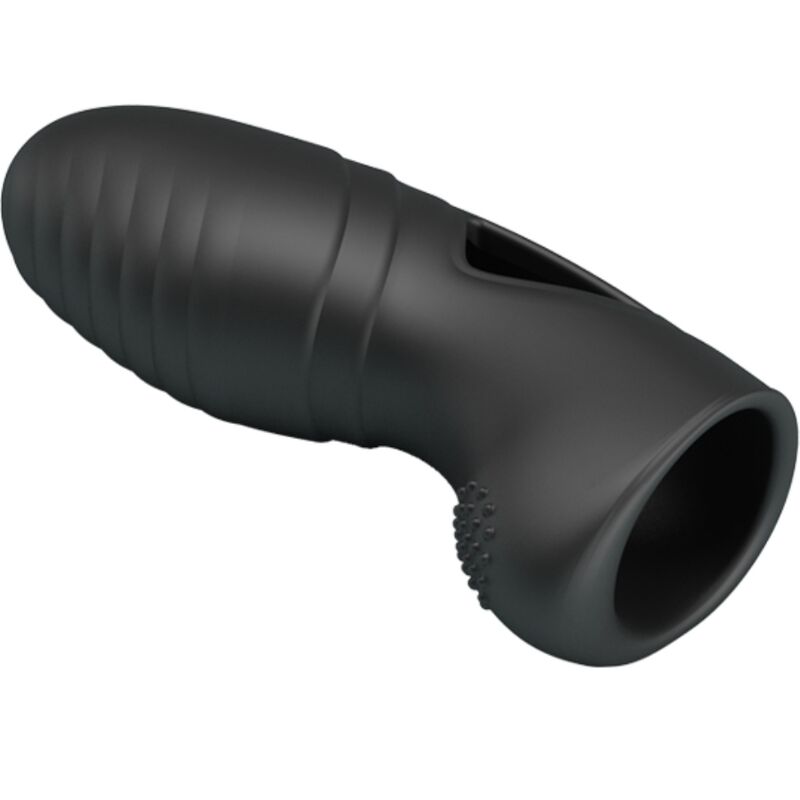 Pretty Love Alan Vibratore da Dito in Silicone Nero Premium - immagine 3
