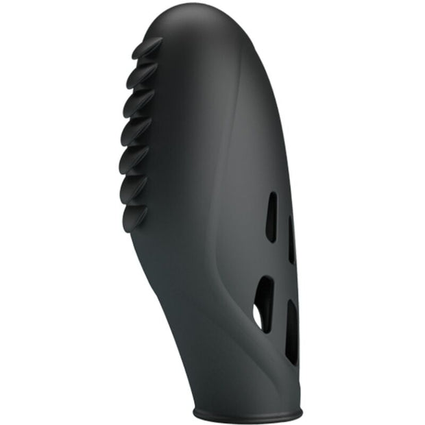 Pretty Love Gilo Vibratore da Dito in Silicone Nero Premium
