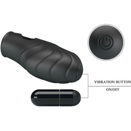 Pretty Love Lich Vibratore da Dito in Silicone Nero Mini - immagine 6