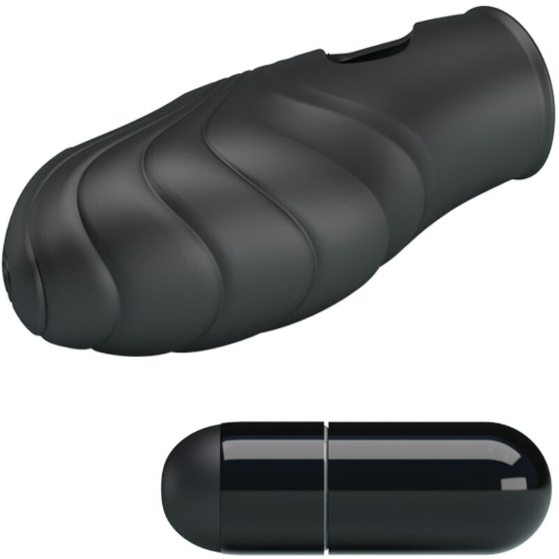 Pretty Love Lich Vibratore da Dito in Silicone Nero Mini - immagine 5