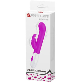 PRETTY LOVE - VIBRATORE CENTAUR CONIGLIO 30 MODALITÀ DI VIBRAZIONE VIOLA