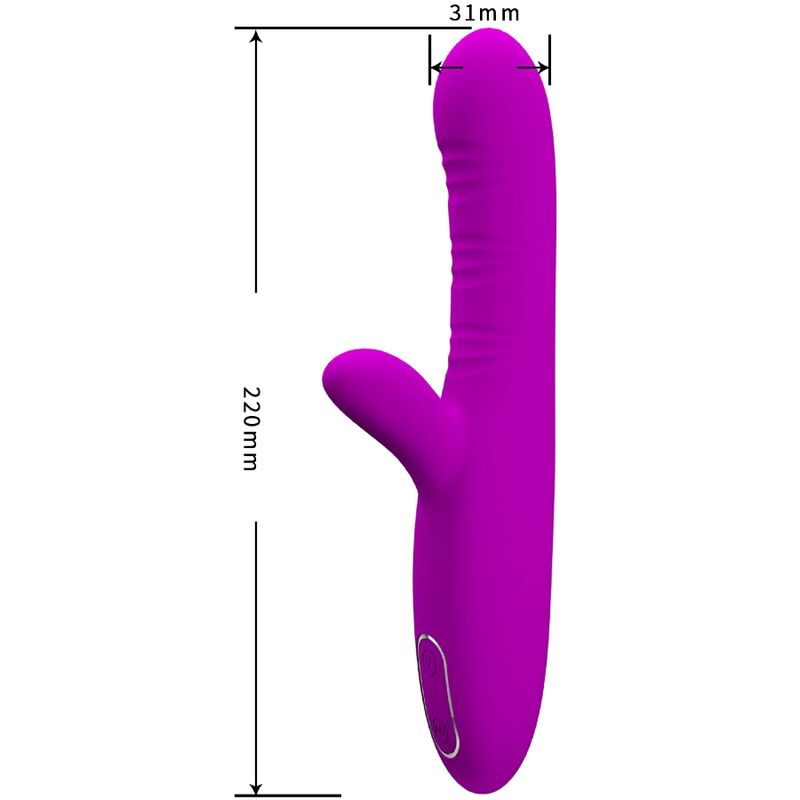 Intense Angelique Vibratore Doppio con Stimolatore Clitorideo - immagine 3