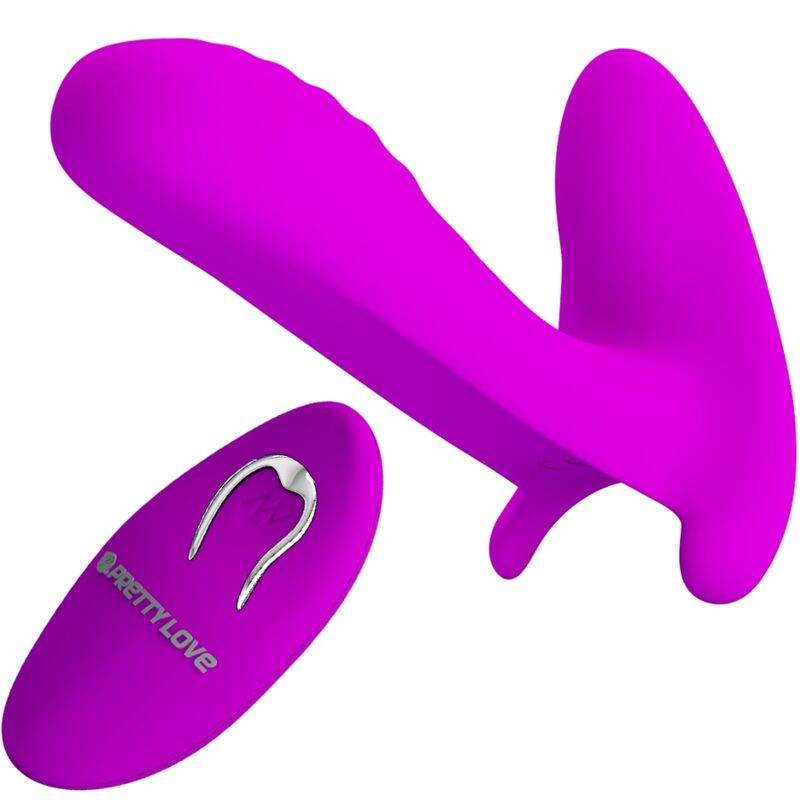 Control Vibratore Hi-Tech 12 Modalità con Telecomando Viola