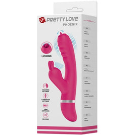 Intense Phoenix Vibratore Rabbit in Silicone Rosa Premium - immagine 6