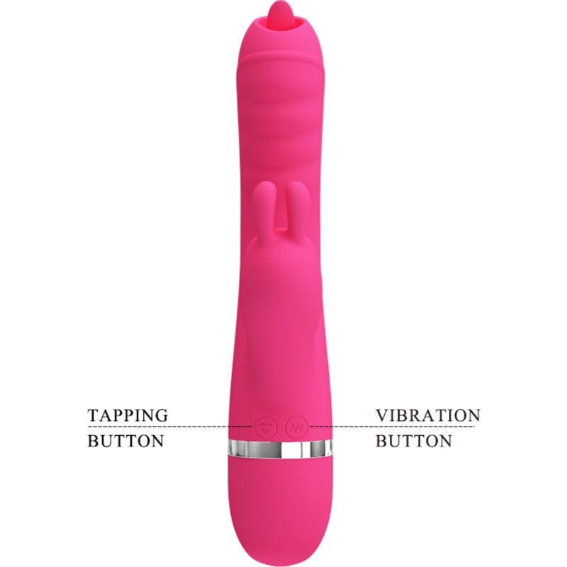 Intense Phoenix Vibratore Rabbit in Silicone Rosa Premium - immagine 4