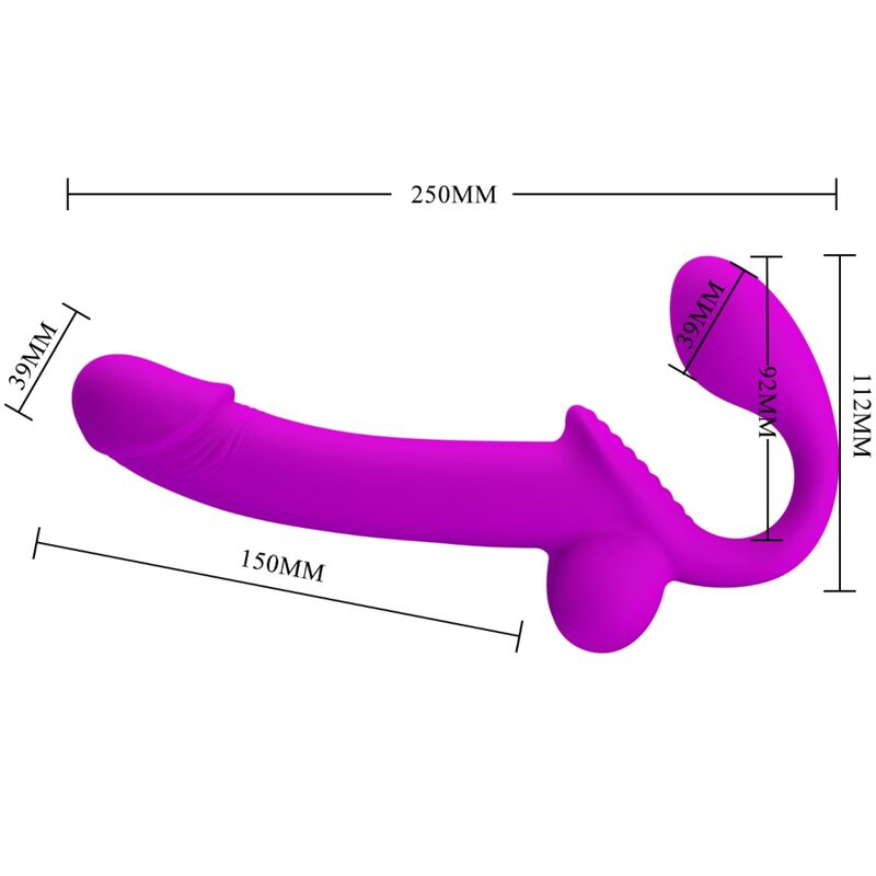Intense Kelpie Stimolatore Doppio Indossabile in Silicone Viola - immagine 4