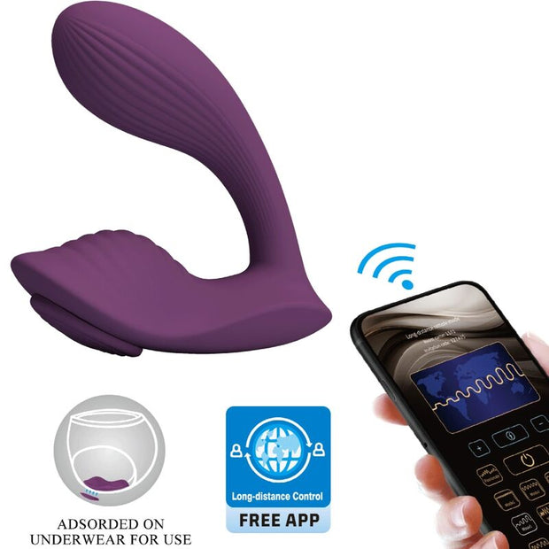 Pretty Love Franz Vibratore Smart con App Bluetooth Viola