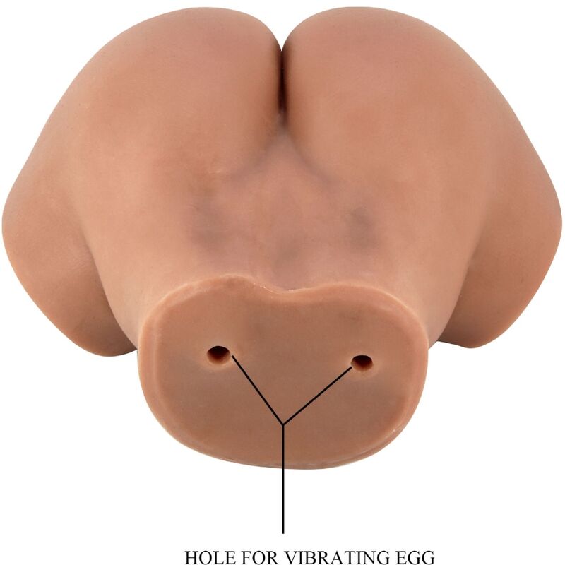 CRAZY BULL - VIBRATORE HAILEY CON VAGINA E ANO REALISTICI MULATTO CONTROLLO REMOTO