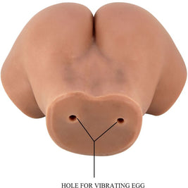 CRAZY BULL - VIBRATORE HAILEY CON VAGINA E ANO REALISTICI MULATTO CONTROLLO REMOTO