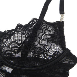 Subblime - 954185 Babydoll In Pizzo Con Spalline Regolabili Nero S/M