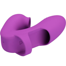 Pretty Love Athena Vibratore da Dito con Stimolatore Viola - immagine 3