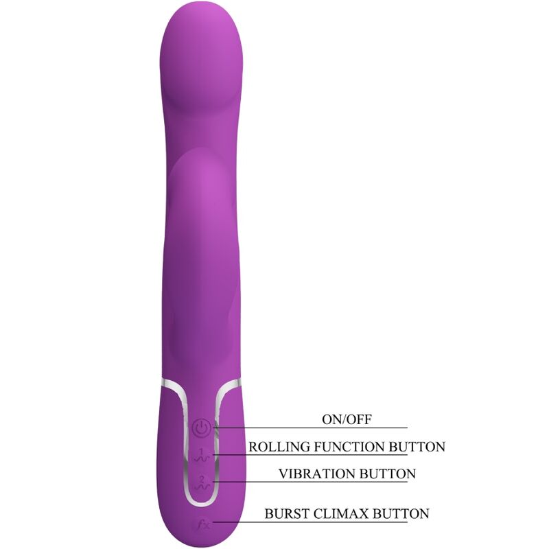 Intense Vibratore Multifunzione 4 in 1 in Silicone Premium - immagine 4