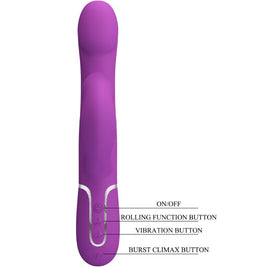 Intense Vibratore Multifunzione 4 in 1 in Silicone Premium - immagine 4