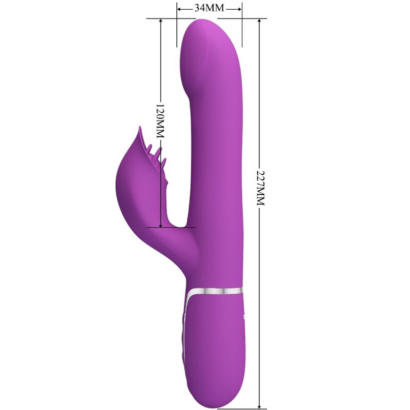 Intense Vibratore Multifunzione 4 in 1 in Silicone Premium - immagine 5