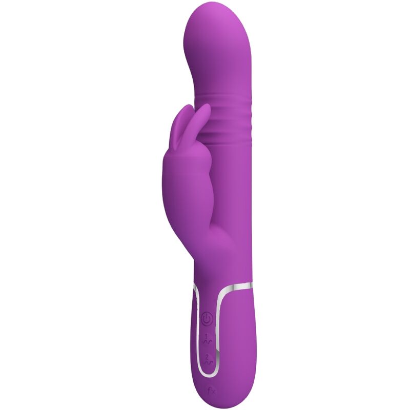 Intense Vibratore Rabbit Multifunzione 4 in 1 Premium Viola
