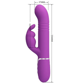 Intense Vibratore Rabbit Multifunzione 4 in 1 Premium Viola - immagine 5