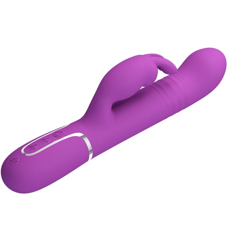 Intense Vibratore Rabbit Multifunzione 4 in 1 Premium Viola - immagine 3