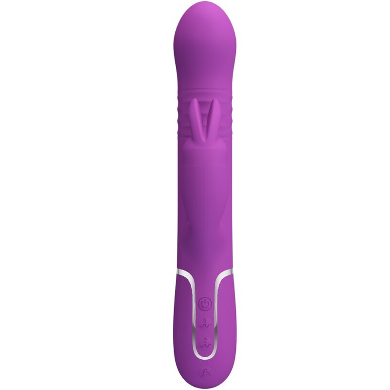 Intense Vibratore Rabbit Multifunzione 4 in 1 Premium Viola - immagine 2