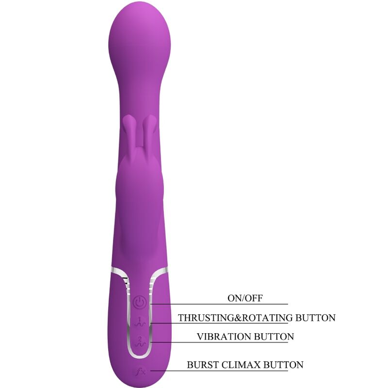 Intense Dejon Vibratore Rabbit Hi-Tech Multifunzione Premium - immagine 6