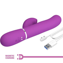 Intense Perlita Vibratore Rabbit 3 in 1 Multifunzione Viola - immagine 7