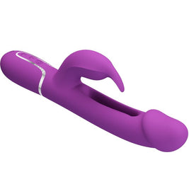 Intense Kampas Vibratore Rabbit 3 in 1 Multifunzione Viola - immagine 4