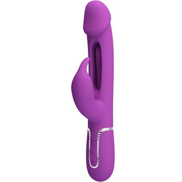 Intense Kampas Vibratore Rabbit 3 in 1 Multifunzione Viola