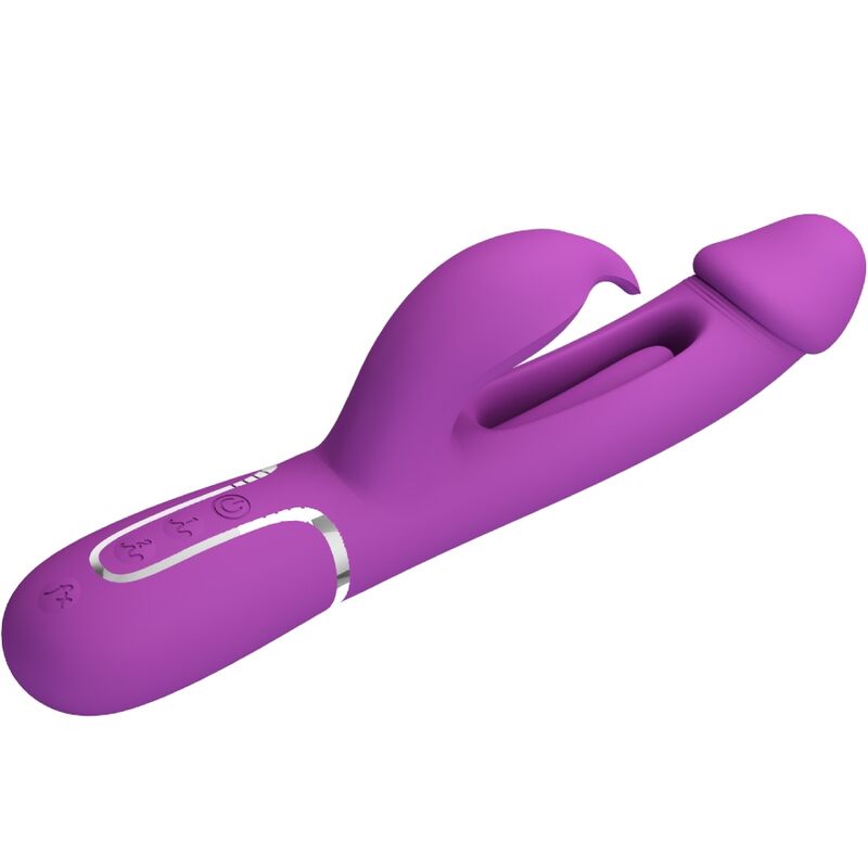 Pretty Love - Kampas 3 In 1 Vibratore Multifunzione Rabbit Viola