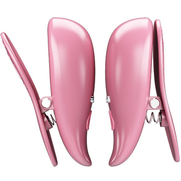 Pretty Love - Morsetti Per Capezzoli Cailey 10 Vibrazioni Telecomando Rosa