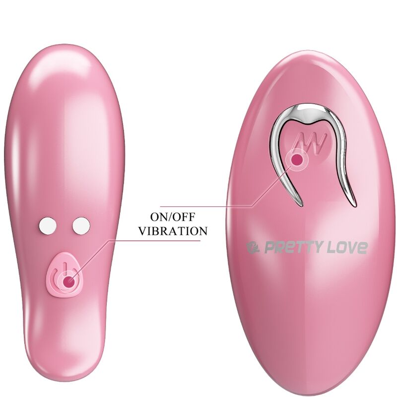 Pretty Love - Morsetti Per Capezzoli Cailey 10 Vibrazioni Telecomando Rosa