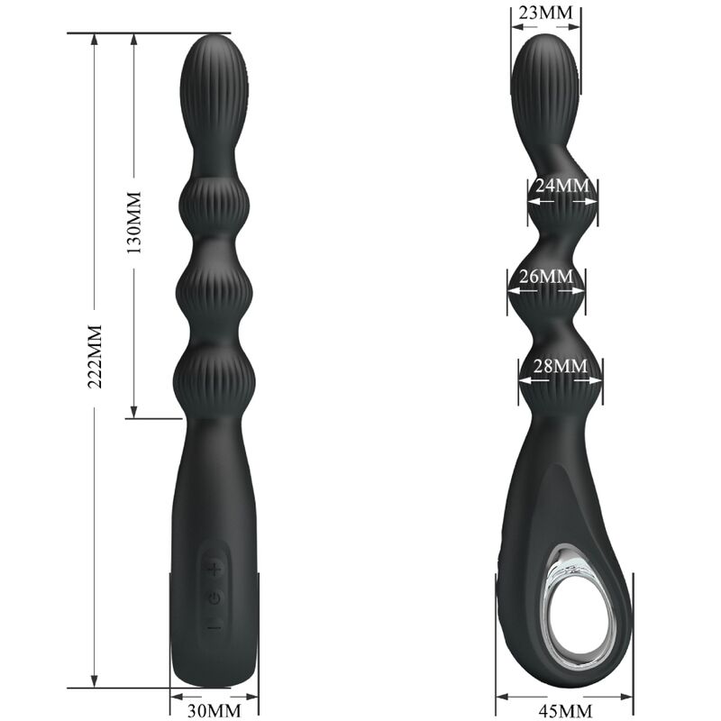 Pretty Love Federer Vibratore Hi-Tech 12 Vibrazioni Nero - immagine 4