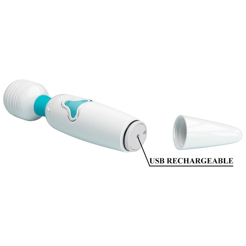 PRETTY LOVE - VIBRATORE CLOUD WAND 7 VIBRAZIONI BIANCO