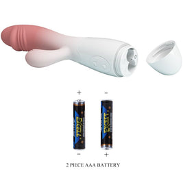 Intense Snappy Rabbit Vibratore Doppio in Silicone Rosa - immagine 8
