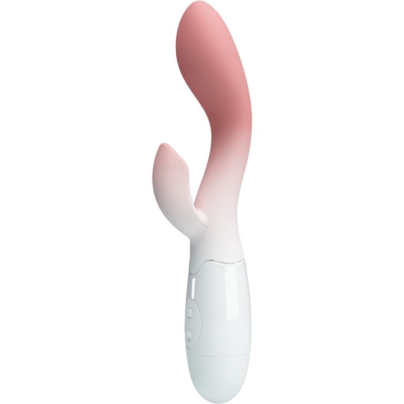 Intense Vibratore Doppio Stimolatore in Silicone Rosa Premium