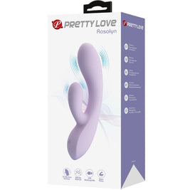 PRETTY LOVE - VIBRATORE CONIGLIO ROSOLYN 10 VIBRAZIONI VIOLA