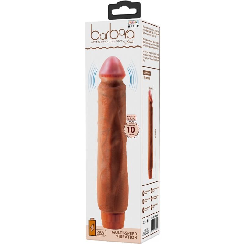 Baile Jack Vibratore Realistico 26cm Premium in Silicone - immagine 6