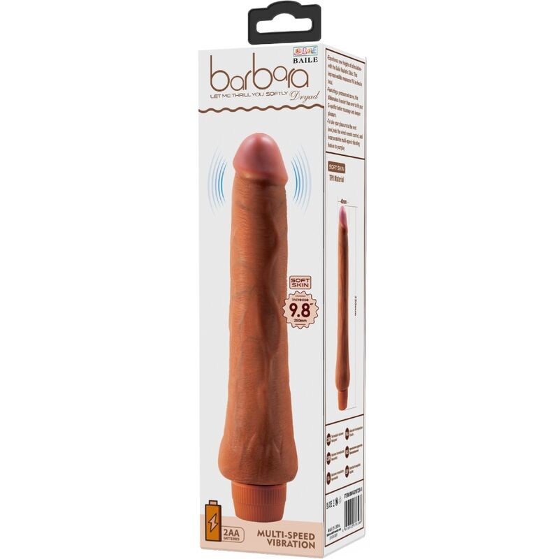 Baile Dryad Vibratore Realistico 25cm in Silicone Premium - immagine 6