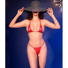 CHILIROSE - CR 4840 MICRO BIKINI ROSSO S/M
