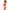 CHILIROSE - CR 4845 CORSETTO E CALZE ROSSO XL