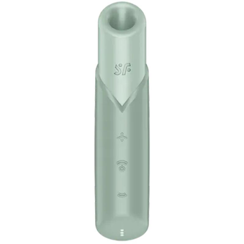 Satisfyer Naughty Kiss Wave Stimolatore Premium Acquamarina