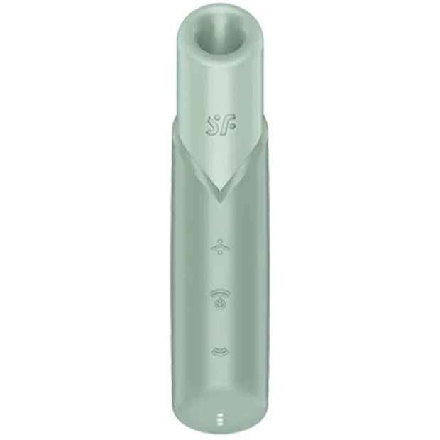 Satisfyer Naughty Kiss Wave Stimolatore Premium Acquamarina