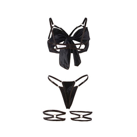 SUBBLIME - 955199 COMPLETO REGGISENO CON FIOCCO NERO REGOLABILE S/M