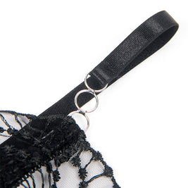 SUBBLIME - 955229 BODY TRASPARENTE CON PIZZO CAVATO NERO L/XL