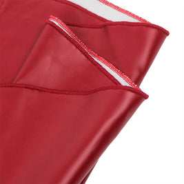 SUBBLIME - 955397 ABITO CON SPALLINE IN PELLE BORDEAUX S/M