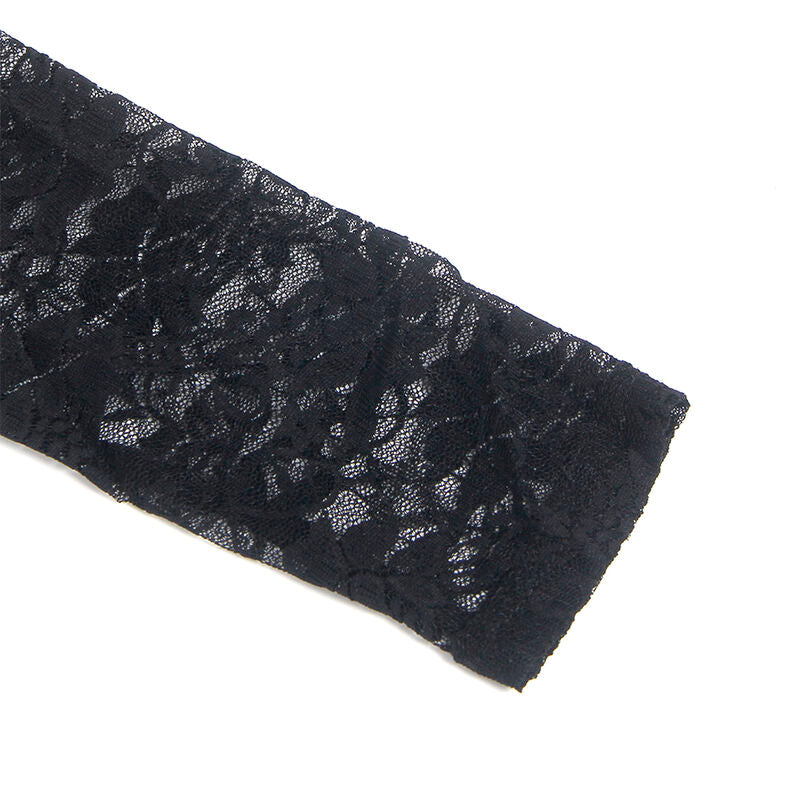 SUBBLIME - 955595 ABITO MANICA LUNGA CON PIZZO NERO S/M