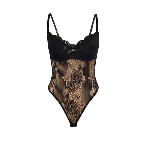 Subblime - 955618 Body In Pizzo Con Chiusura Inferiore Nero S/M