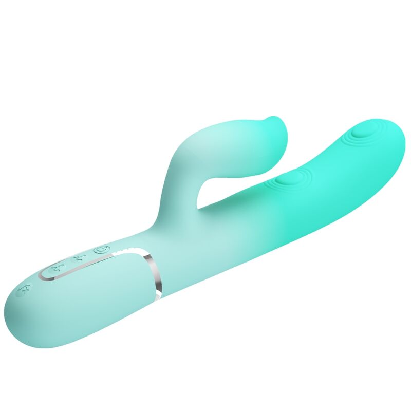Intense Gigi Vibratore Rabbit Multifunzione in Silicone Premium - immagine 7